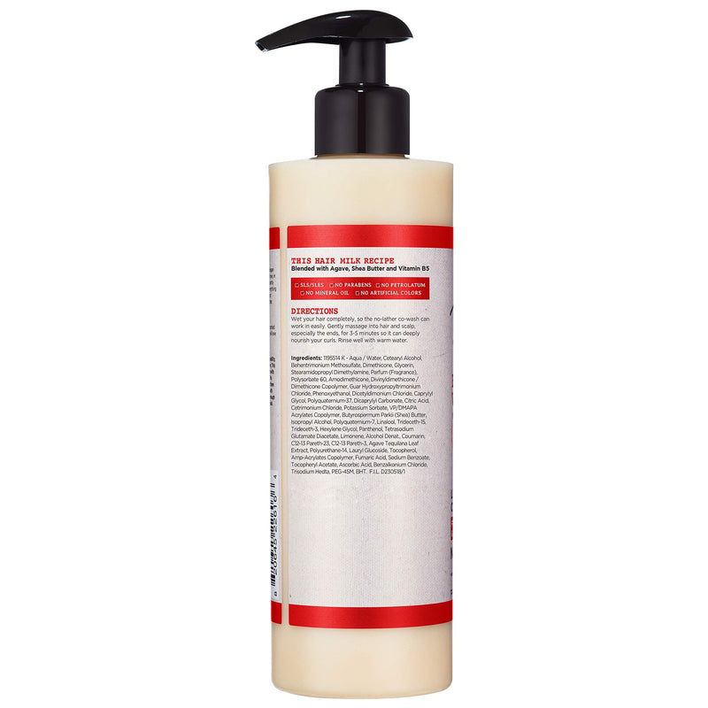 [Australia] - Curly Hair Products by Carol's Daughter, Hair Milk Sulfate Free Cleansing Conditioner For Curls, Coils and Waves, with Agave and Shea Butter, Sulfate Free Co Wash, 12 Fl Oz (Packaging May Vary) 