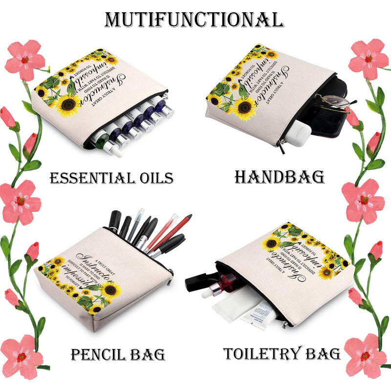 [Australia] - WCGXKO Instructor Gift Instructor Appreciation Gift Portable Travel Accessories Toiletry Bag Makeup Bag Great Instructor 