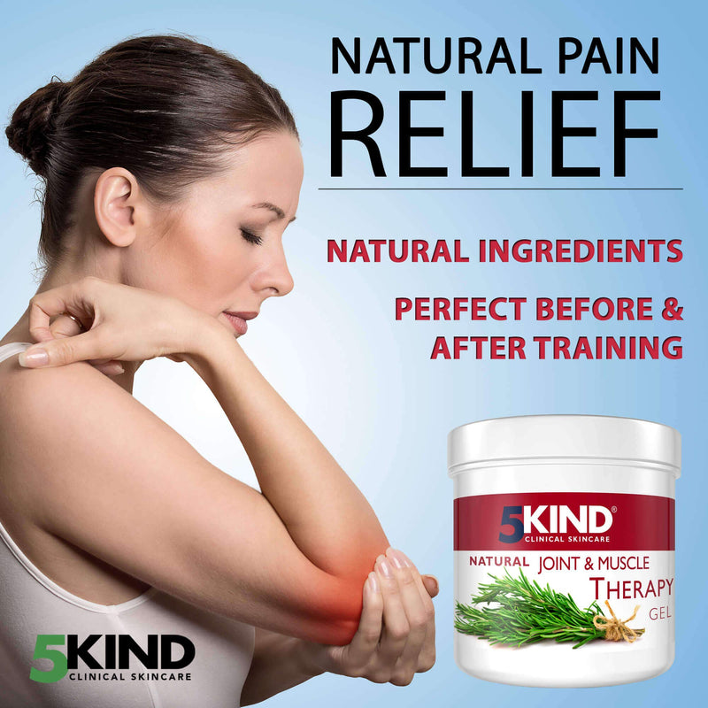 [Australia] - 5kind clinical skincare Natural Joint and Muscle Therapy Gel with Natural Extracts to Soothe and Calm, 300 ml 