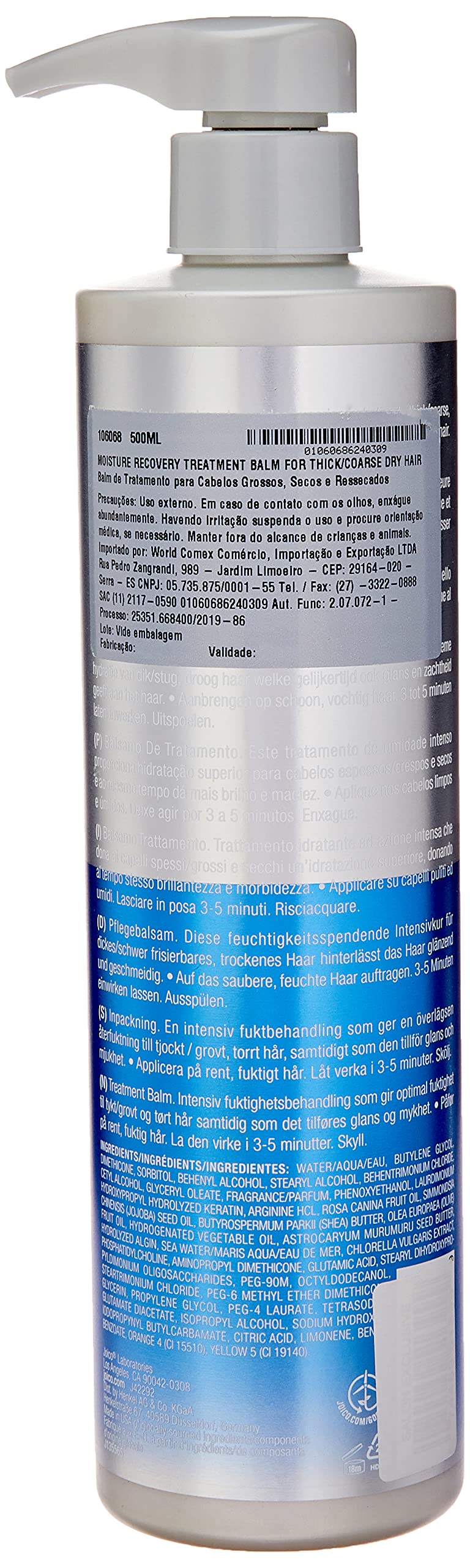[Australia] - Joico Moisture Recovery Treatment Balm - 500 ml 