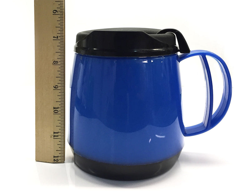 [Australia] - ThermoServ Foam Insulated Wide Body Mug, 20-Ounce, Pearl Dark Blue 