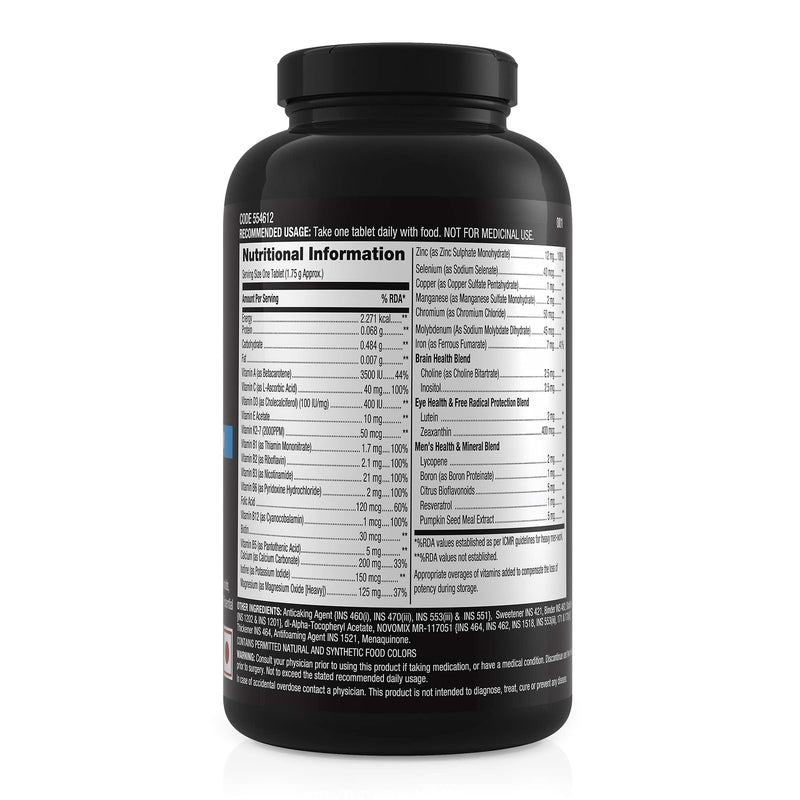 [Australia] - GNC Mega Men One Daily Multivitamin for Men, 60 Count, Take One A Day for 19 Vitamins and Minerals, Supports Muscle Performance, Energy, Metabolism, Brain, and Immune System 