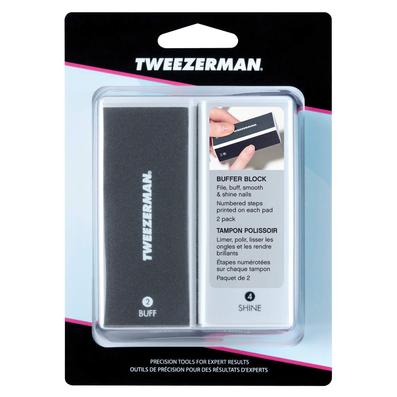 [Australia] - Tweezerman Black Nail Buff (2 Pack) Does Not Apply 