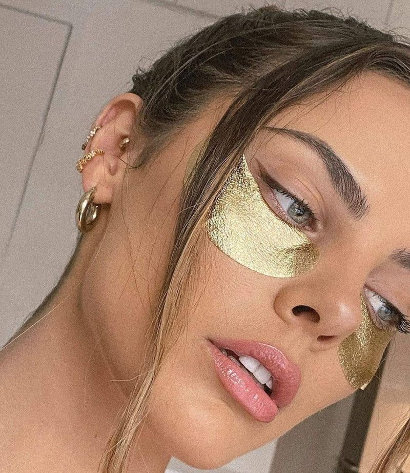 [Australia] - Gold Under Eye Patches | WANDER BEAUTY BAGGAGE CLAIM | Under Eye Mask, Brightens Dark Circles, Hyaluronic Acid Eye Mask - Puffy Under Eye Bags, Fine Lines, Wrinkles, Dullness, Hydrates, Moisturize (1 Pack Contains 6 Pairs of Gold) 1 Pack 