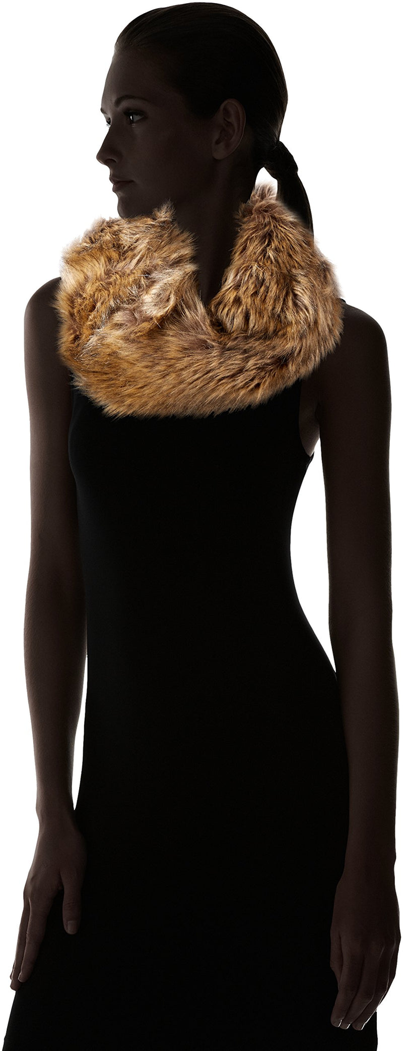 [Australia] - D&Y Women's Single Faux Fur Loop with Twist One Size Natural 