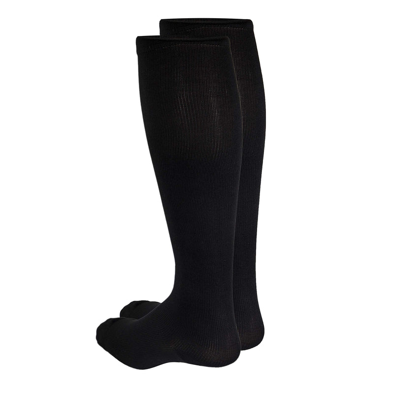 [Australia] - Truform Compression Socks, 30-40 mmHg, Men's Dress Socks, Knee High Over Calf Length X-Large (Pack of 1) Black 