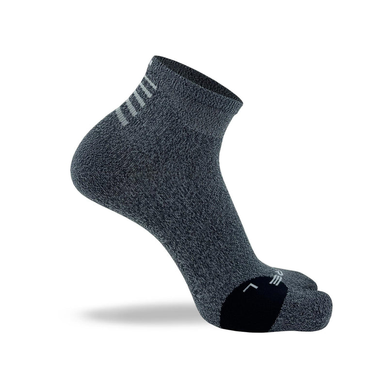 [Australia] - Bunion Relief Quarter Socks Heather Grey Large 