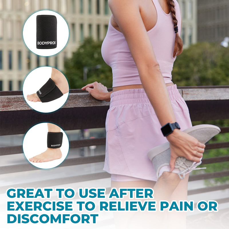 [Australia] - Cold & Hot Therapy Wrap, Reusable Gel Pack for Pain Relief. Great for Sprains, Muscle Pain, Bruises, Injuries, Etc. (Foot, Arm, Elbow, Ankle). 
