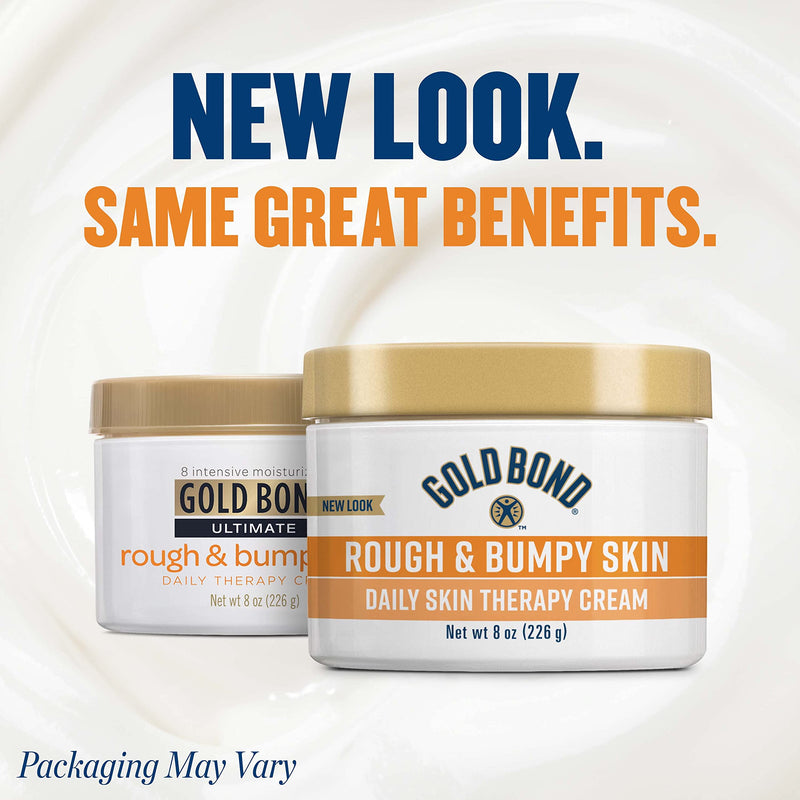 [Australia] - Gold Bond Ultimate Rough & Bumpy Daily Skin Therapy, 8 Ounce, Helps Exfoliate and Moisturize to Smooth, Soften, and Reduce The Appearance and Feel of Bumps and Rough Skin Patches (Packaging May Vary) 8 Ounce (Pack of 1) 