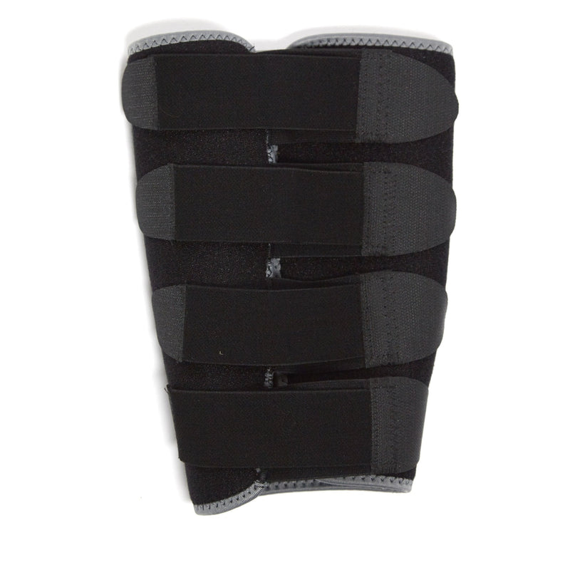 [Australia] - Calf Brace | Premium Compression Sleeve for Men & Women | Provides Pain Relief & Support | For Shin Splints, Lower Leg Pain, Torn Calf Muscle | Black Neoprene Adjustable Support Wrap for Runners Calf & Shin Brace 