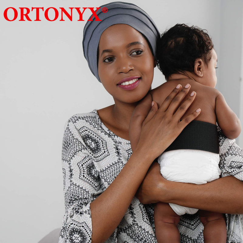 [Australia] - ORTONYX Baby Umbilical Hernia Belt - OX350 Medium (Pack of 1) Black 