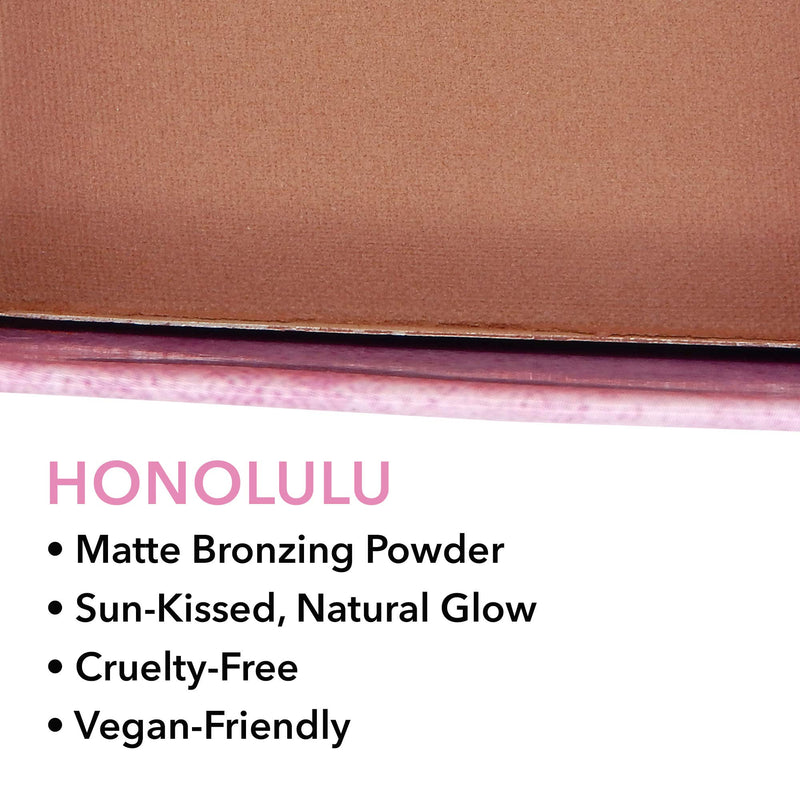 [Australia] - W7 Honolulu Bronzing Powder - Pressed Powder Bronzer - Contouring & Highlighting Vegan Makeup Original 