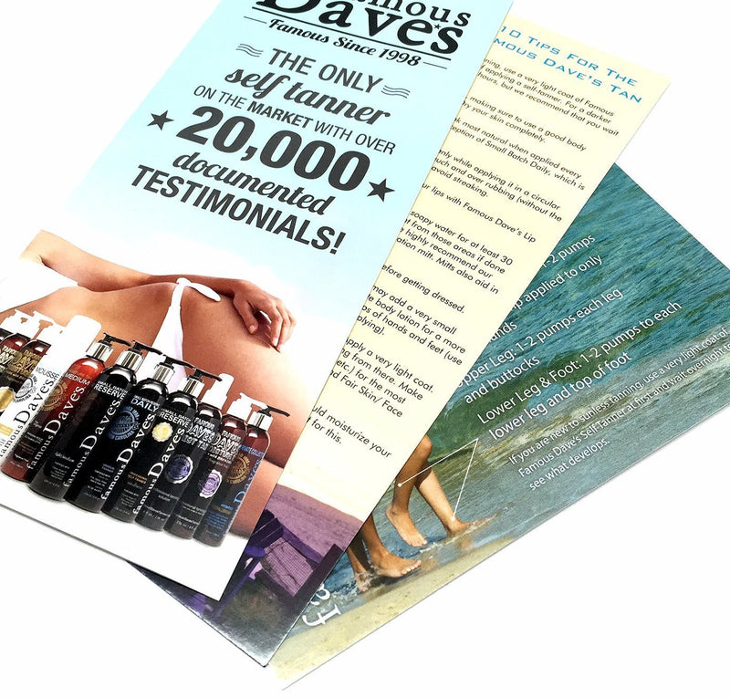 [Australia] - Dave's Dark Self Tanner Sunless Tanning Lotion with Bronzer - For All Skin Types 