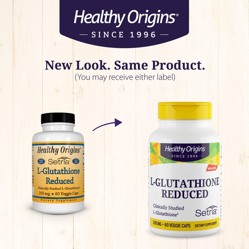 [Australia] - Healthy Origins L-Glutathione (Setria) 500 mg, 60 Veggie Caps 