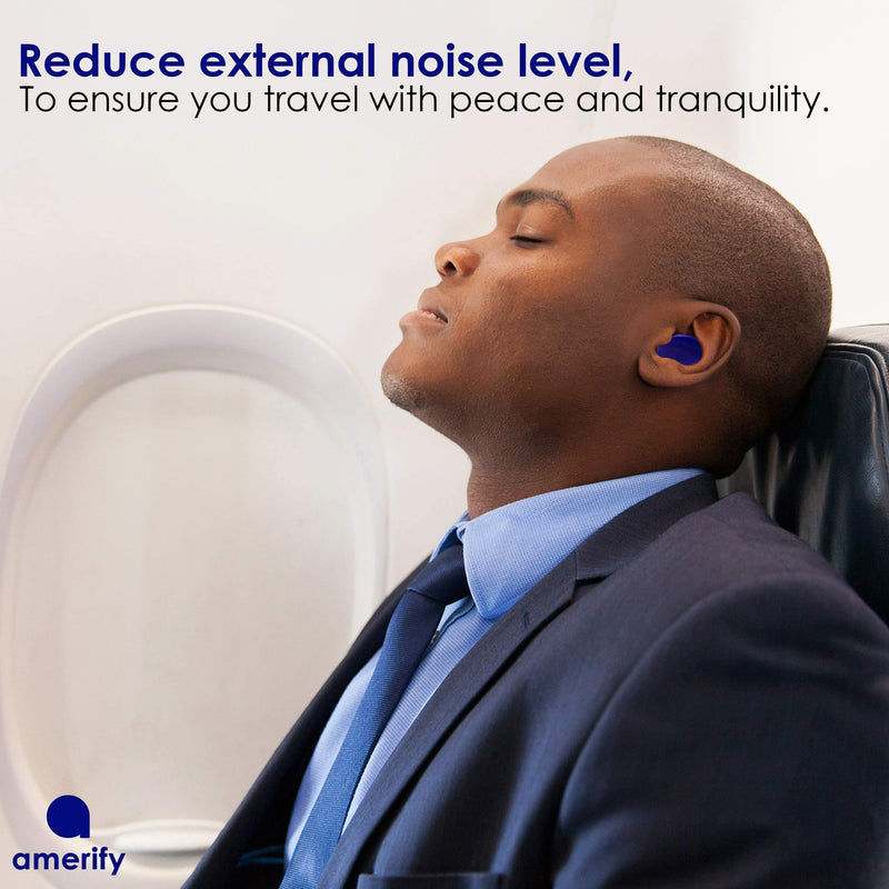 [Australia] - Ear Plugs for Sleeping, Earplugs for Sleep, Noise Cancelling Ear Plugs for Sleeping Earplugs Reusable Soft Silicone Ear Plugs Moldable Earplugs Sound Blocking, Swimming Ear Plugs 32dB Highest NRR Midnight 