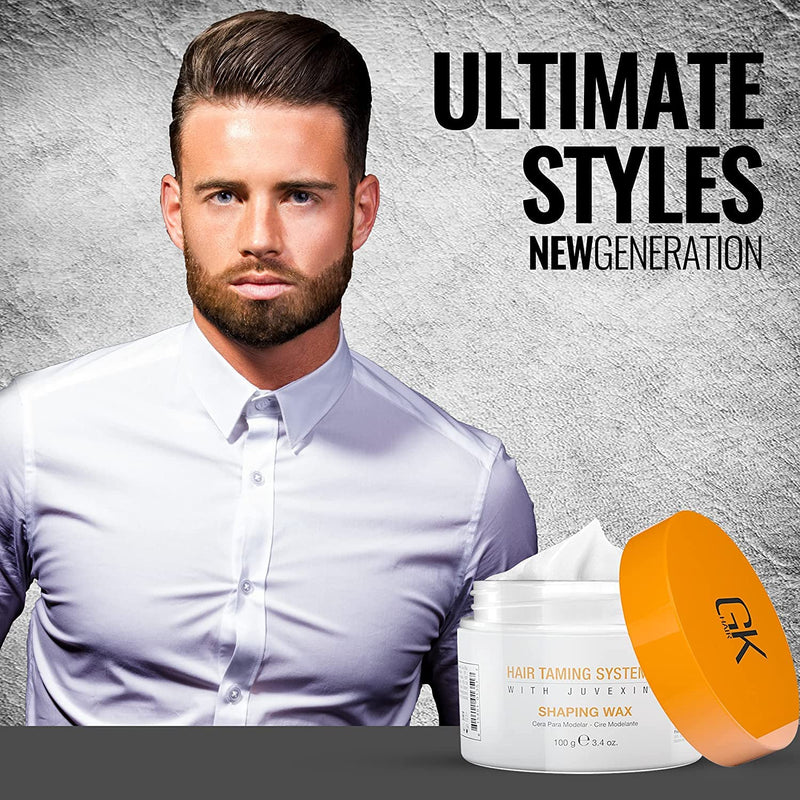 [Australia] - Global Keratin GK Hair Shaping Wax 100ml Matt Hold Fibre Hair Medium Hold By GKhair 
