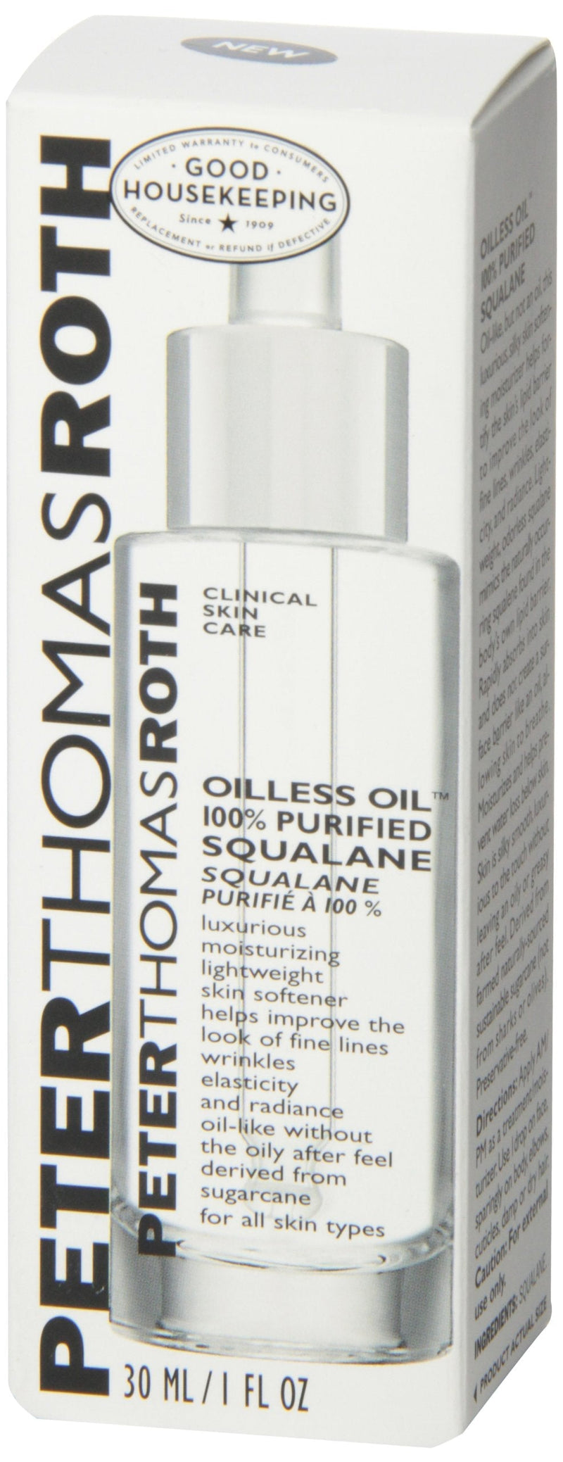 [Australia] - Sebastian Peter Thomas Roth 100% Purified Squalane Oilless Oil, 1.0 Fluid Ounce Earplug, 7 cm, Black 