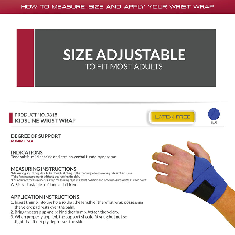 [Australia] - OTC Kidsline Wrist Wrap, Compression Support, Reversable 