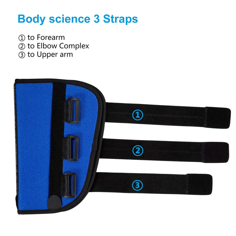 [Australia] - Elbow Brace, Night Splint Support for Cubital Tunnel Syndromean, Ulnar Nerve , Stabilizer Brace for Fix Elbow, Prevent Excessive Bending at night, Fits Left and Right Arms,Women, Men (S/M) S/M 