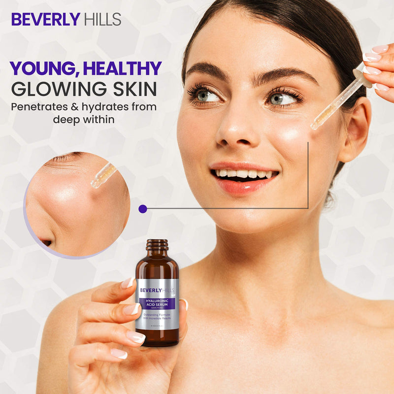 [Australia] - Beverly Hills Hyaluronic Acid Serum for Hydrating Skin and Targeting Wrinkles 60mL 
