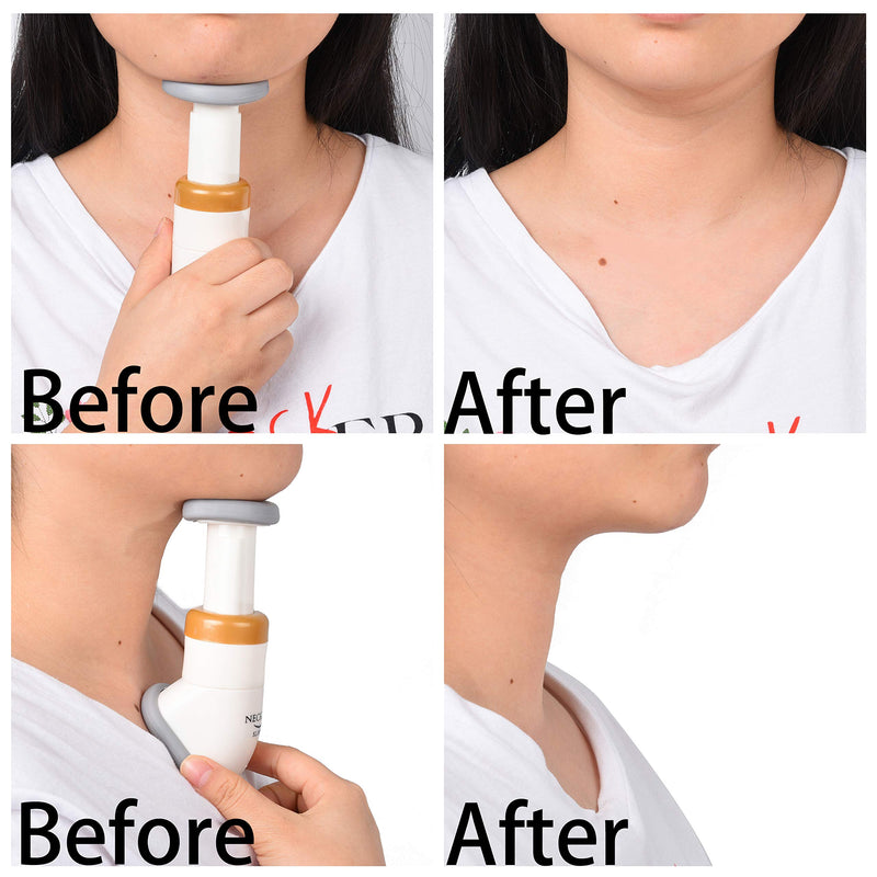 [Australia] - Kare & Kind 1x Neckline Slimmer - Neck Toner and Jawline Exerciser - Double Chin Excess Fat Remover - Slim and Tone Face, Neck and Jaw - Suitable Workout for Men and Women - Portable Home and Travel 