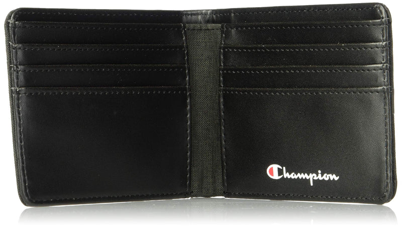 [Australia] - Champion Men's Rhyme Bifold Wallet One Size Black 