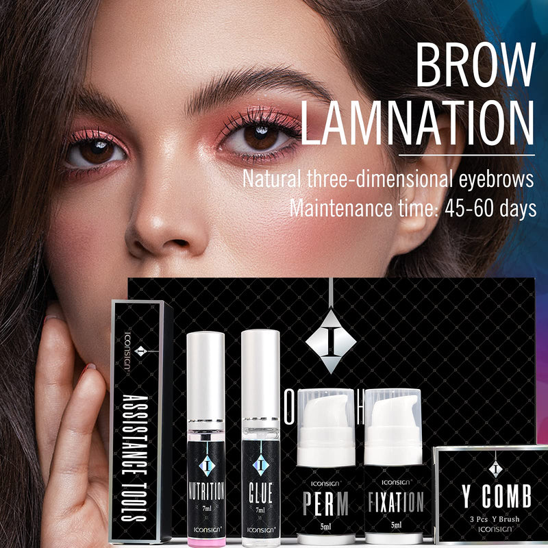 [Australia] - ICONSIGN Eyebrow Lamination Kit, Eyebrow Lift Kit - DIY Brow Perm, Brow Perm Kit, Professional Grade & Easy for Beginners 