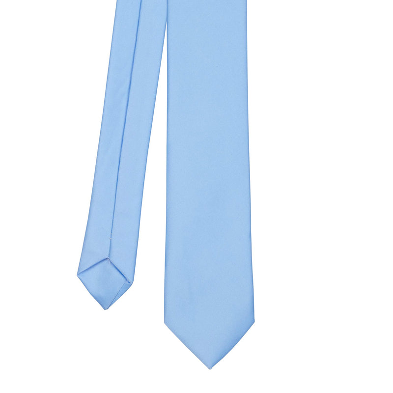 [Australia] - Skinny Tie Slim Necktie For Men Slim (6cm) Baby Blue 