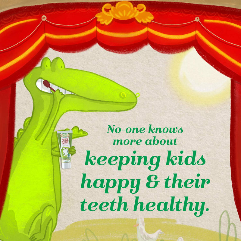 [Australia] - Punch & Judy Kids Natural Toothpaste, Mild Mint Flavour, 6+ Months, Natural Ingredients, Fluoride, Sugar Free 50ml (Pack of 1) 50 ml (Pack of 1) 