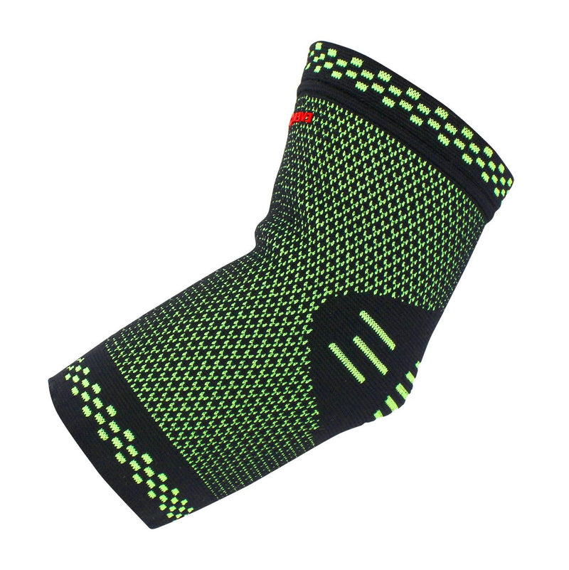 [Australia] - EverOne Elbow Brace Compression Support Sleeve For Golf Elbow Treatment, Injury Prevention, Healing and Recovery, Unisex, 1 Pair (2 pcs), Medium 