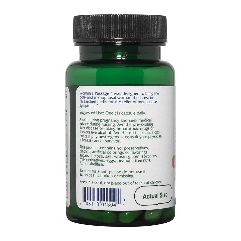 [Australia] - Vitanica, Woman's Passage, Menopause Support, Vegan, 30 Capsules 