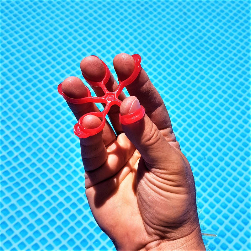 [Australia] - FlexEx Hand Exerciser - 20 Pack Red - Medium Resistance, Made In USA 
