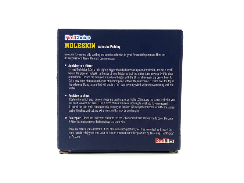 [Australia] - RadBizz Extra Durable Moleskin - 2" x 5 Yards 