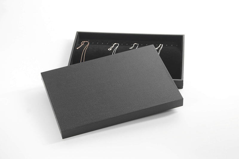 [Australia] - Stratalife Velvet Stackable Jewelry Organizer Tray Removable Jewelry Display Case Storage Showcase in Drawer (30 Grid) 30 Grid 