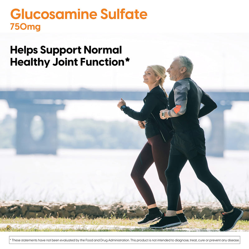 [Australia] - Doctor's Best Glucosamine Sulfate, Non-GMO, Gluten & Soy Free, Joint Support, 750 mg, 180 Count 180 Count (Pack of 1) 