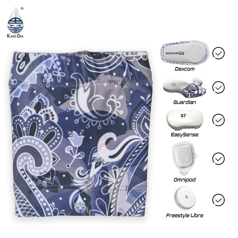 [Australia] - Dia-Band, Armband for CGM Freestyle Libre, Medtronic, Dexcom or Omnipod - Comfortable and Reusable Diabetic Armband for Glucose Sensor. (S (25-28 cm)) S ( 25-28 cm) 