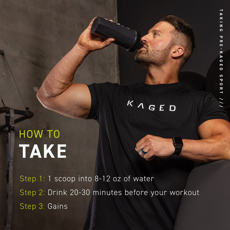 [Australia] - Pre Workout Powder; Kaged Muscle Pre-Kaged Sport Pre Workout for Men and Women, Increase Energy, Focus, Hydration, and Endurance, Organic Caffeine, Plant Based Citrulline, Glacier Grape Mango Lime 