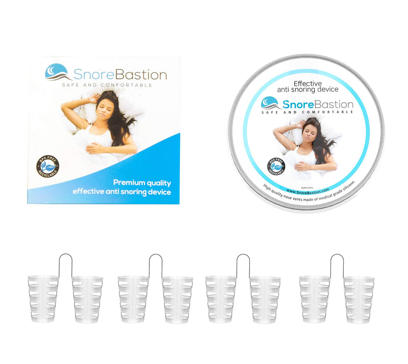 [Australia] - Anti-Snoring Nose Vents by Snore Bastion - Set of X Large ONLY (XL) - Nasal Dilator to Stop Snoring - Nostril Opener- Snoring Aid - Anti Snoring Devices 