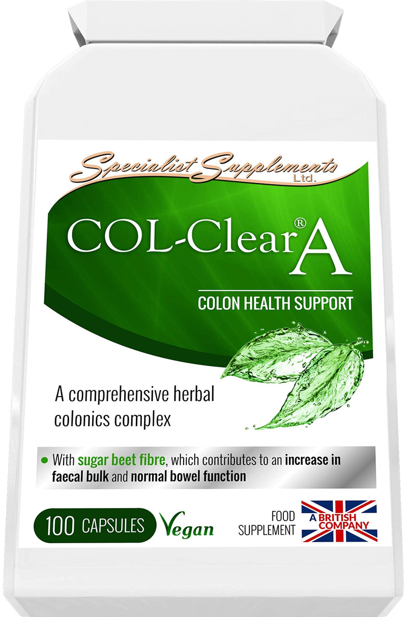 [Australia] - Specialist Supplements COL-Clear A Colon Health Support 100 Capsules, (Pack of 1) 