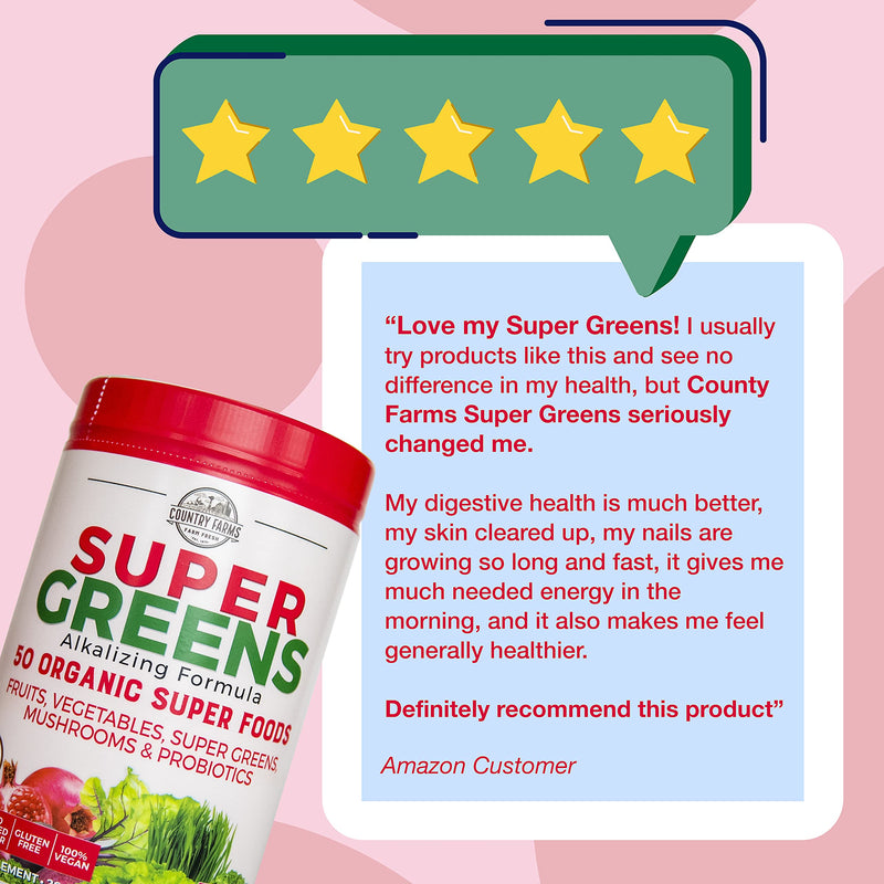 [Australia] - Country Farms Super Green Drink, Berry Flavor, 10.6 Ounce 