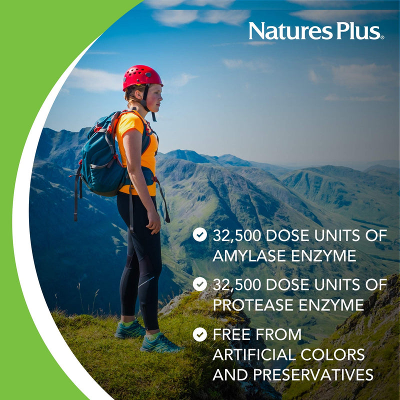 [Australia] - NaturesPlus UltraZyme - 120 mg Ox Bile, 90 Tablets - Maximum Strength Digestive Enzyme Supplement, Anti-Inflammatory, Promotes Nutrient Absorption - 45 Servings 