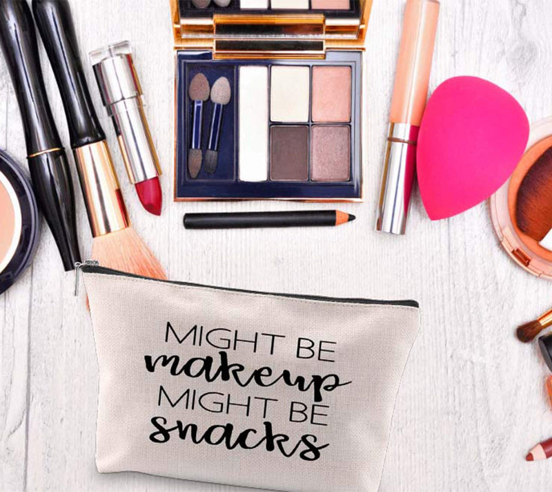 [Australia] - Novelty Cosmetic Bag Might Be Makeup Might Be Snacks Gift For Girls (MAKEUP SNACKS EU) Makeup Snacks Eu 