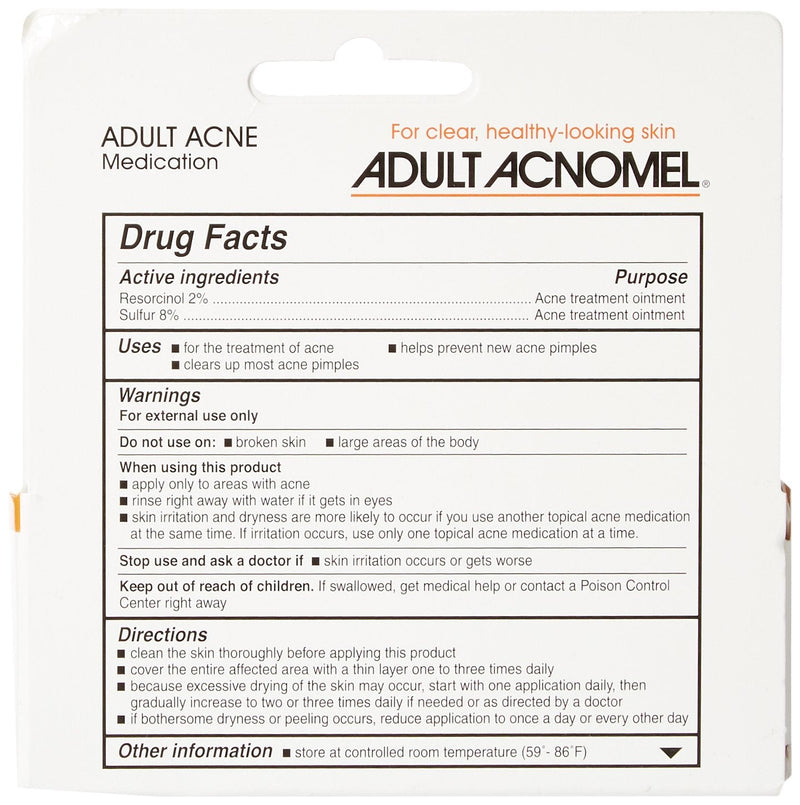 [Australia] - Acnomel Adult Acne Medication Cream 1.3 Oz 1.3 Ounce (Pack of 1) 