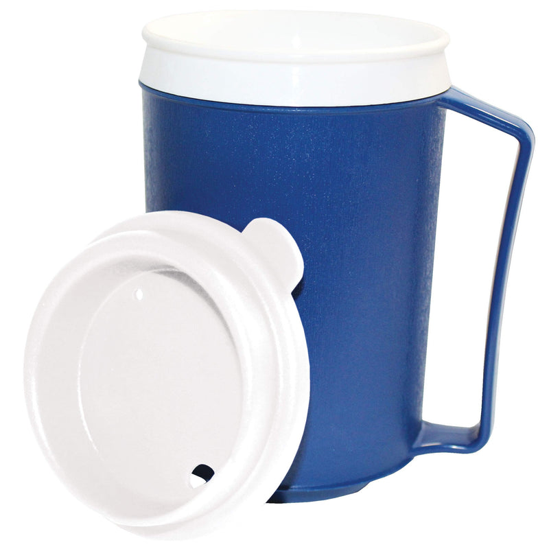 [Australia] - Rehabilitation Advantage Weighted Insulated Mug with Tumbler Lid (12oz), Blue 