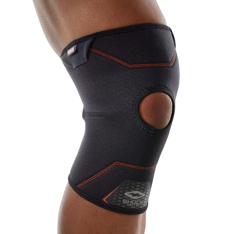[Australia] - Shock Doctor Knee Brace Compression Sleeve Support (1 Unit). Helps Pain / Healing from Arthritis, Bursitis, Tendonitis, Meniscus Tear, Patella Alignment and more. For Basketball, Football, Running and most Sports. Increases Blood Flow. Knee Wrap for Me... 