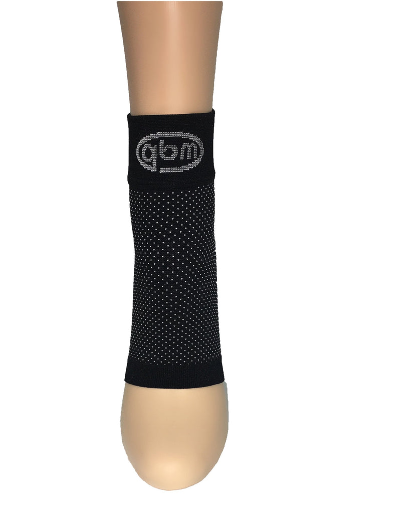 [Australia] - mmHg Compression Foot Sleeves for Men & Women (1 Pair) - Best Plantar Fasciitis Sleeve for Plantar Fasciitis Pain Relief, Heel Pain, Sports, Travel, and Everyday Use with Arch Support (Black, Large) 