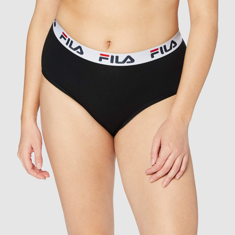 [Australia] - Fila Women's FI/2BCX3 Underwear, Blue/Black/White, M 