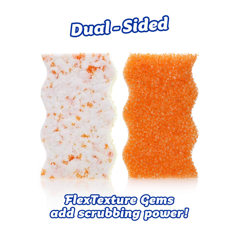 [Australia] - Scrub Daddy Eraser Sponge - Eraser Daddy 10x - Durable Melamine Eraser, Dual-Sided Scrubber, Temperature Controlled, Water Activated, All Purpose Cleaning for Walls, Baseboards, Kitchen Bathroom 2ct 2 Count (Pack of 1) 