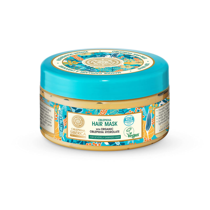 [Australia] - Natura Siberica Professional Oblepikha Deep Repair Hair Mask, Bianco, 300 millilitre 