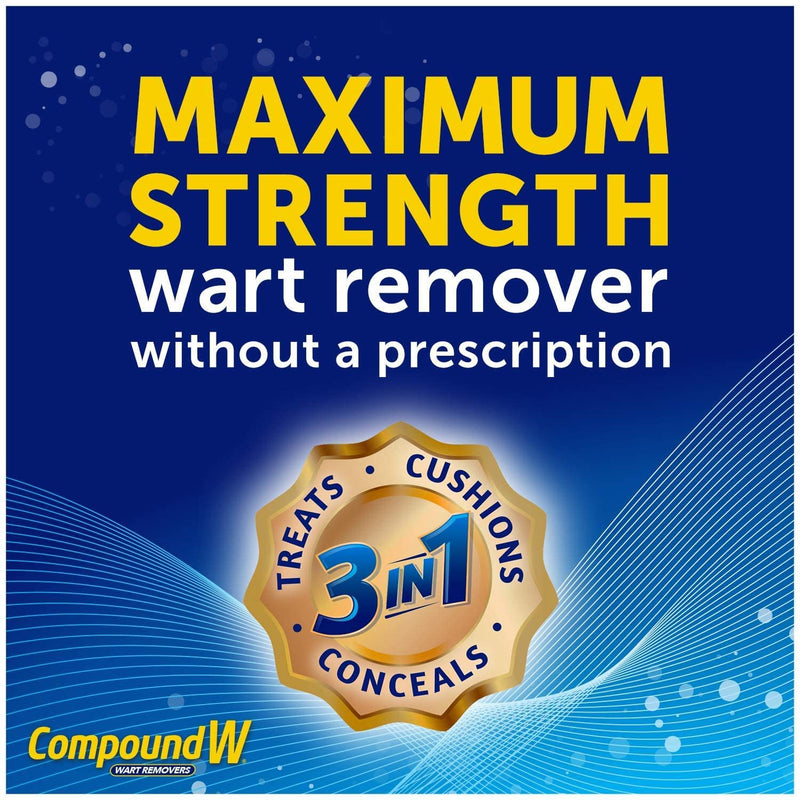 [Australia] - Compound W Wart Remover Maximum Strength One Step Pads, 14 Medicated Pads 